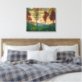 Vier Bäume | Egon Schiele | Leinwanddruck (Insitu (Schlafzimmer))