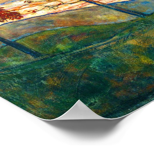 Vier Bäume | Egon Schiele | Poster (Ecke)