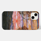 Vier Bäume iPhone Hülle (Rückseite (Horizontal))