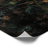 Vier Bäume, Kunst von Egon Schiele, Poster (Ecke)