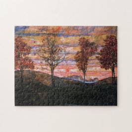 Vier Bäume Puzzle