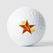 Vier Beine gut Golfball (Vorderseite)