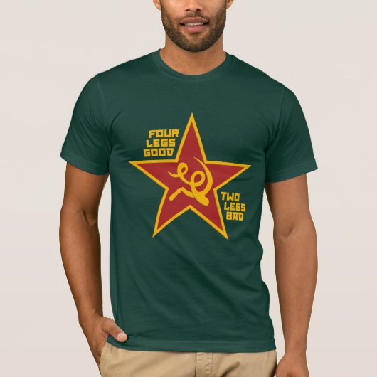 Vier Beine gut T-Shirt (Vorderseite)