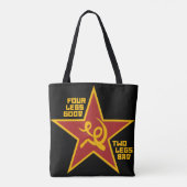 Vier Beine gut Tasche (Rückseite)