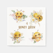 Vier Bienen Napkins Serviette (Vorderseite)