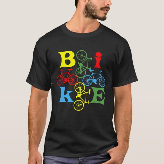 Vier Bikes T-Shirt (Vorderseite)