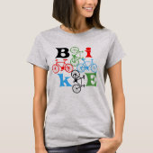 Vier Bikes T-Shirt (Vorderseite)