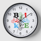 Vier Bikes Uhr (Vorderseite)