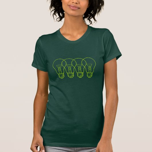 Vier Birnen-Schädel-Muster T-Shirt (Vorderseite)