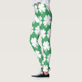 Vier-Blatt-Glücksklee St. Patrick's Day Leggings (Links)