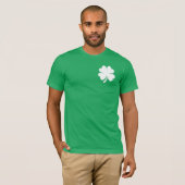 Vier-Blatt-Glücksklee St. Patrick's Day T-Shirt (Vorne ganz)
