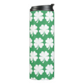 Vier-Blatt-Glücksklee St. Patrick's Day Thermosbecher (Nach links gedreht)