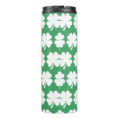 Vier-Blatt-Glücksklee St. Patrick's Day Thermosbecher (Rückseite)