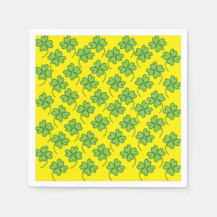 Vier-Blatt-Klee-Shamrocks Irische Party-Geschenke Serviette
