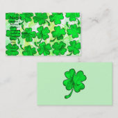 VIER BLATT-KLEE Visitenkarten Visitenkarte (Vorne/Hinten)