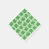 Vier-Blatt-Kleeblatt-Irischer St. Patricks Tag Serviette (Ecke)