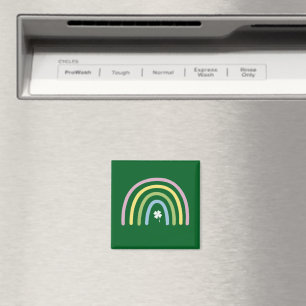 Vier-Blatt-Kleeblatt-Regenbogen-St.-Patricks-Tag  Magnet
