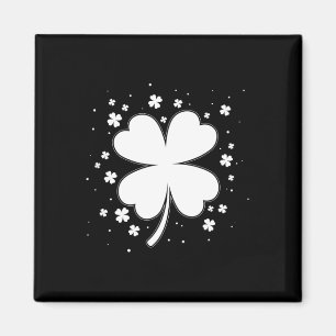 Vier-Blatt-Kleeblatt Vintage St. Patrick's Day Ges Magnet