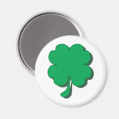 Vier-Blätter-Kleber Magnet (Vorderseite/Rückseite)