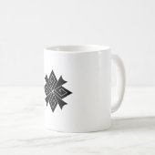 Vier Blitzschrauben mit Donnerknallen Kaffeetasse (VorderseiteRechts)