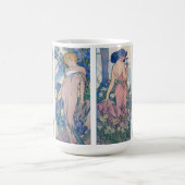 Vier Blume, Alphonse Mucha Kaffeetasse (Mittel)