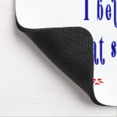 Vier Blume sagte Gott Mousepad (Ecke)