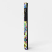 Vier Blumen-Kaleidoskop iPhone Fall Case-Mate iPhone Hülle (Hinten/Links)