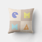 Vier Briefe neue geburt Mädchen Name Kinderzimmer Kissen (Rückseite)