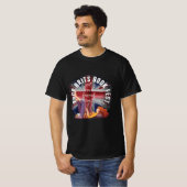 Vier Briten Book Fest Dark Logo Mens/Unisex T-Shirt (Vorne ganz)