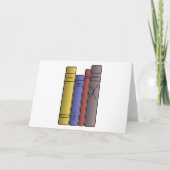 Vier Bücher Grußkarten Karte (Vorderseite)