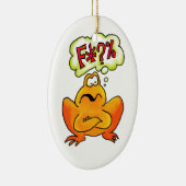 Vier-Buchstabe Frosch-Verzierung Keramikornament (Rechts)