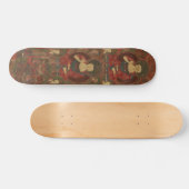 Vier Buddhas im reinen Land-Buddhismus Skateboard (Horizontal)