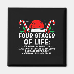 Vier Bühnen des Lebens Weihnachtsfest Weihnachten  Magnet