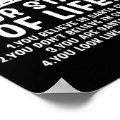 Vier Bühnen des Lebens Weihnachtsfest Weihnachten  Poster (Ecke)