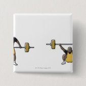 Vier Bühnen Schwerlasthalterung Button (Vorderseite)