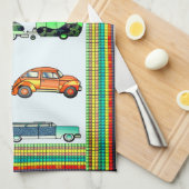 Vier bunte Wohnwagen-Geschirrtücher Handtuch (Viertel Falte)