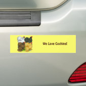 Vier Cochin Hens Autoaufkleber (Auf Auto)