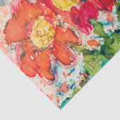 Vier CRAZY-Blume-Papiere Seidenpapier (Ausschnitt)