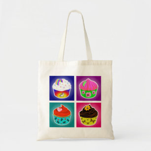 Vier-Cupcakes-Tasche Tragetasche