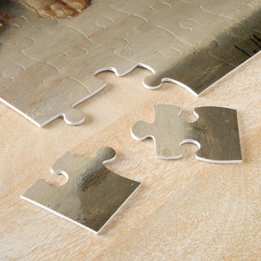 Vier Dackeln Welpen | Carl Reichert Puzzle (Seite)