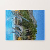 Vier Delphine, die sich sprengen Puzzle (Horizontal)