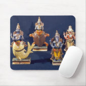 Vier der Inkarnationen von Vishnu Mousepad (Mit Mouse)