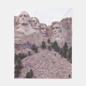 Vier des Mount Rushmore Fleecedecke (Vorderseite)