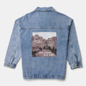 Vier des Mount Rushmore Jeansjacke (Rückseite)