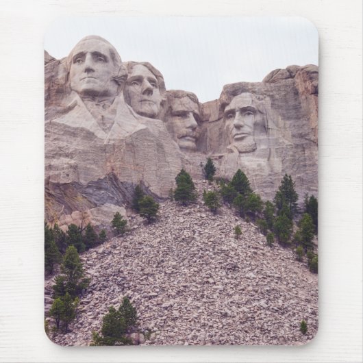 Vier des Mount Rushmore Mousepad (Vorne)