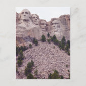 Vier des Mount Rushmore Postkarte (Vorderseite)