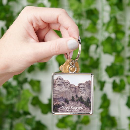Vier des Mount Rushmore Schlüsselanhänger (Hand)