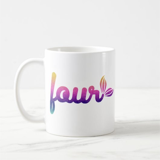 Vier Design Kaffeetasse (Links)