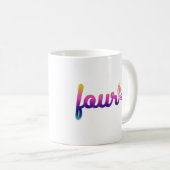 Vier Design Kaffeetasse (VorderseiteRechts)