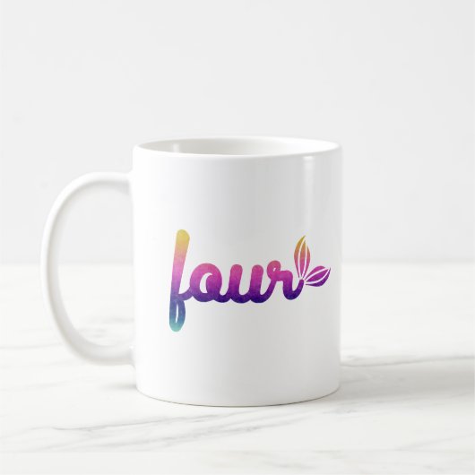 Vier Design Kaffeetasse (Links)